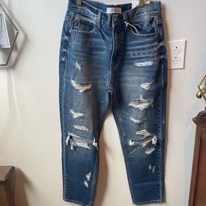 KanCan Raine High Rise mom fit